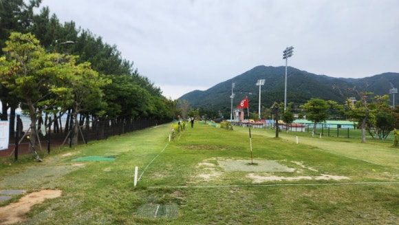 남해스포츠 파크골프장 현장 사진