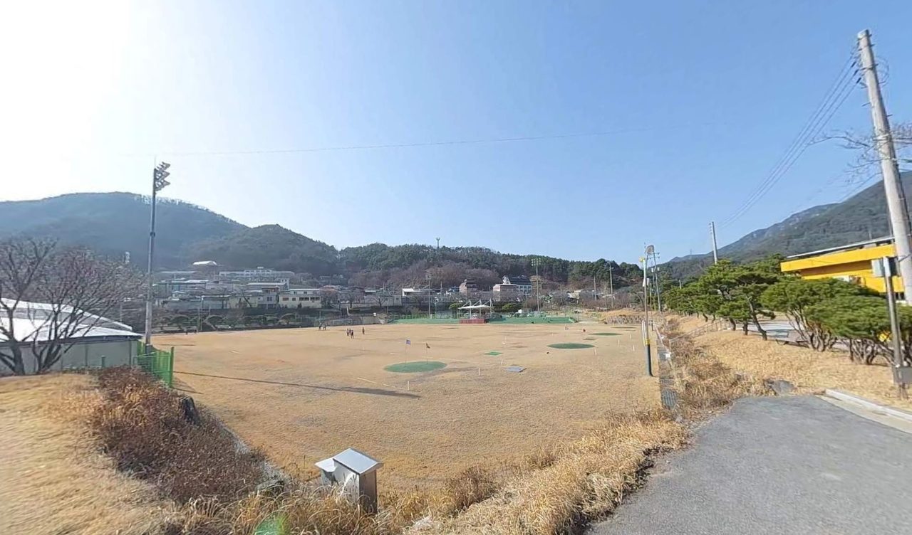 봉산파크골프장 현장 사진