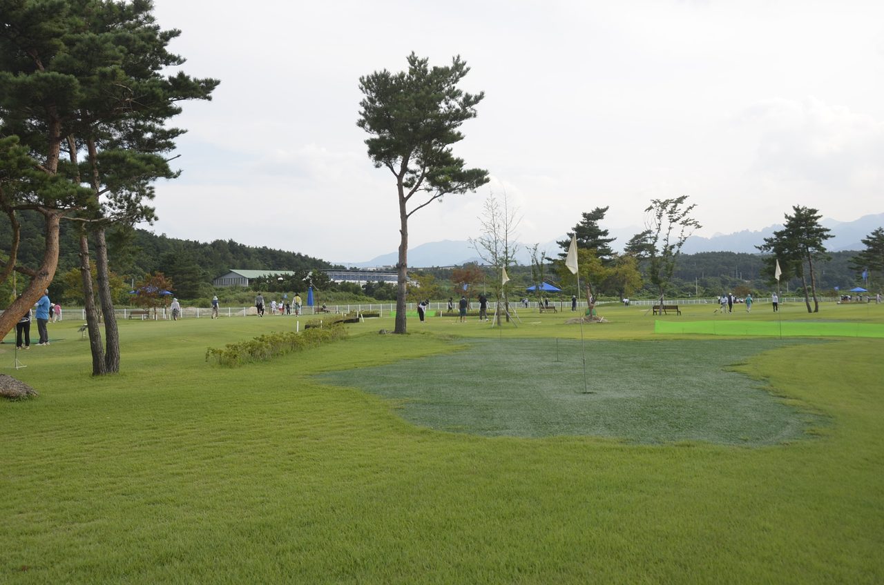 고성군파크골프장 현장 사진