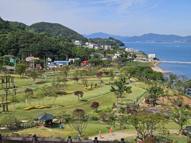 모충파크골프장 현장 사진