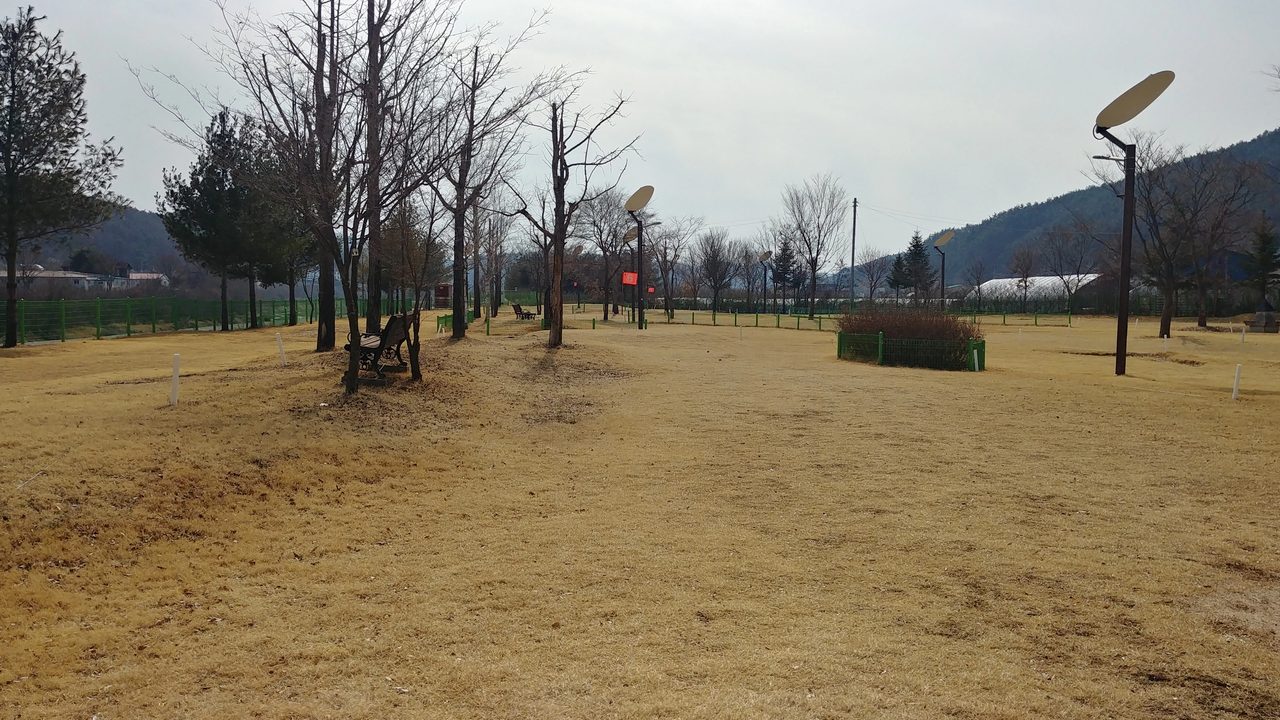둔내파크골프장 현장 사진